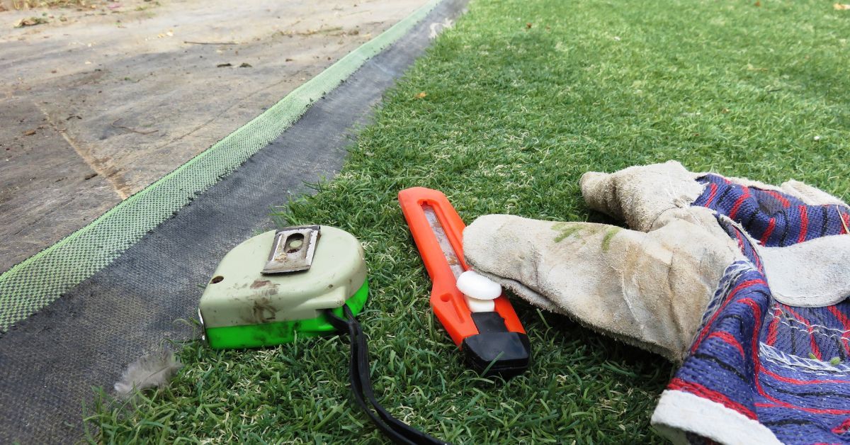 התקנה עצמית של דשא סינטטי: כך עושים זאת נכון צעד אחר צעד